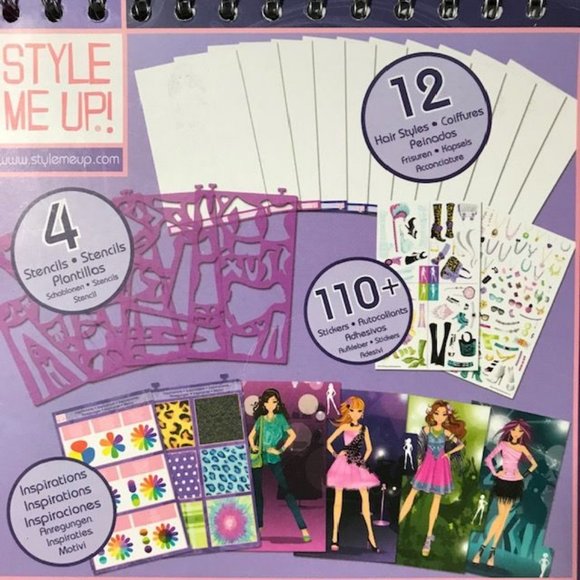 NWOT Designer Sketchbook Style Me Up! & Triple Strand Stone & Bead Bracelet Set - Picture 7 of 11